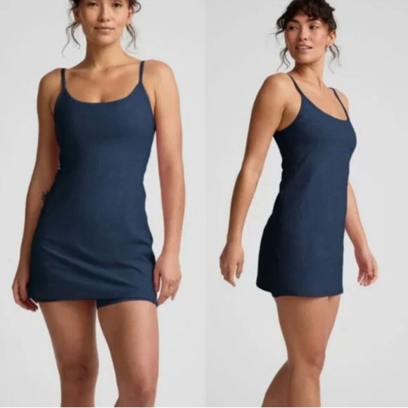 Beyond Yoga Spacedye Essence Dress Nocturnal Navy Size XS